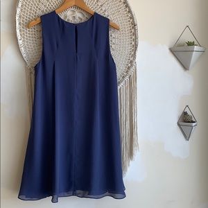 BCBGeneration Blue Midi Princess Dress. L